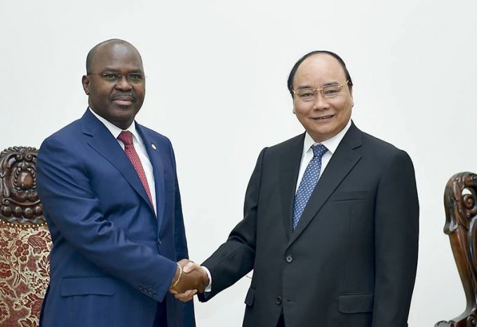 Thủ tướng Chính phủ Nguyễn Xuân Phúc tiếp khách quốc tế