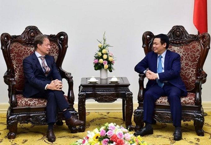 Phó Thủ tướng Vương Đình Huệ tiếp Đại sứ, Trưởng Phái đoàn Liên minh châu Âu