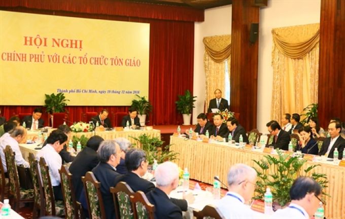 Hội nghị Thủ tướng Chính phủ với các tổ chức tôn giáo