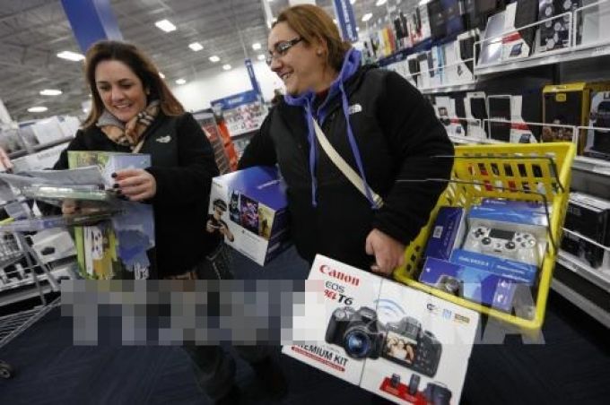 Mua sắm trực tuyến lên ngôi tại Mỹ ngày Black Friday