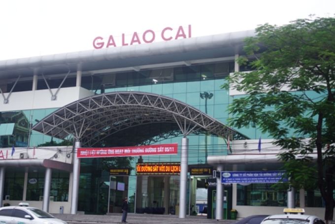 Diện mạo mới của ga Lào Cai. Ảnh: Hương Chi.