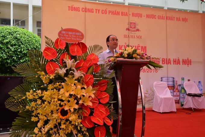 Habeco long trọng tổ chức lễ chào mừng ngày truyền thống