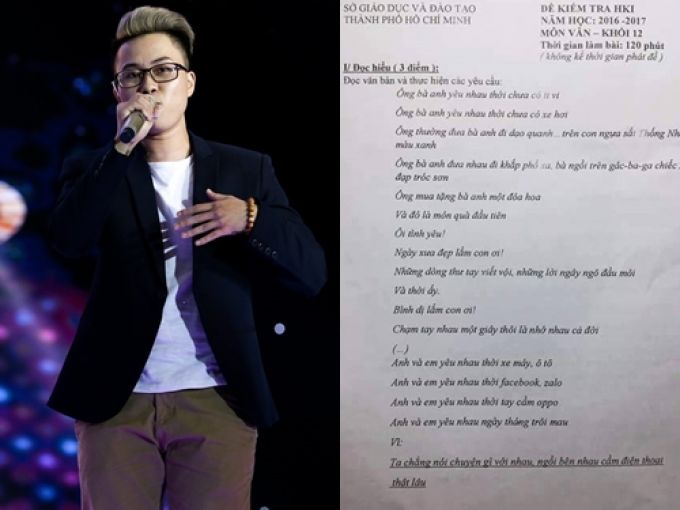Bài hát Ông bà anh được đưa vào đề thi Ngữ văn lớp 12