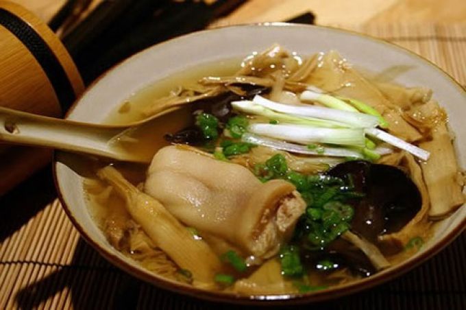 Măng khô là món ăn được nhiều gia đình lựa chọn trong ngày Tết. Ảnh minh họa