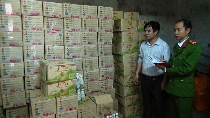 Số nước ngọt bị phát hiện, bắt giữ.