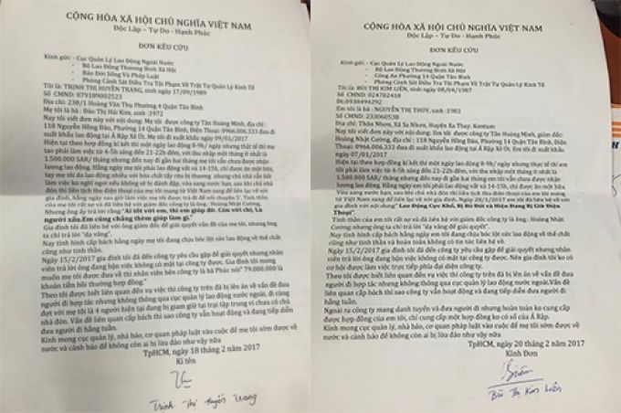 Vụ hàng loạt người lao động Ả Rập kêu cứu Đơn vị môi giới đang “mạo danh”