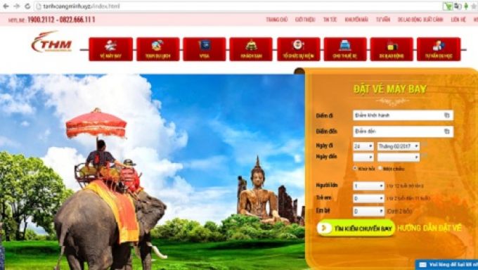 Website của Tân Hoàng Minh.