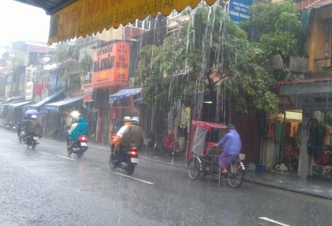 Dự báo thời tiết ngày 103 Bắc Bộ có mưa rải rác