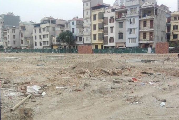 Dự án DreamLand Hồ Tây Mới là bãi đất nhưng đã rao bán rầm rộ