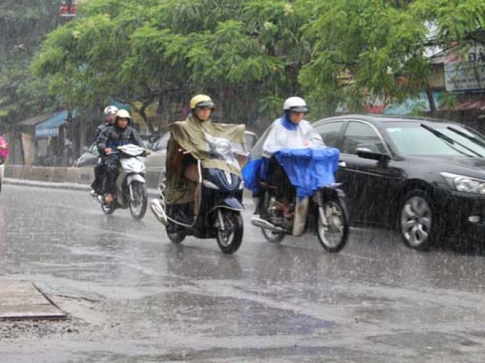 Dự báo thời tiết ngày 203 Bắc Bộ có mưa rải rác