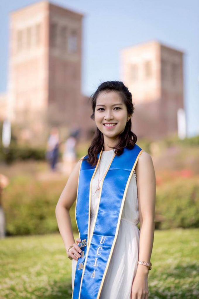 Sao Ly vừa tốt nghiệp ngành Sinh học và Y tiến hóa ở ĐH California (Los Angeles) năm 2016