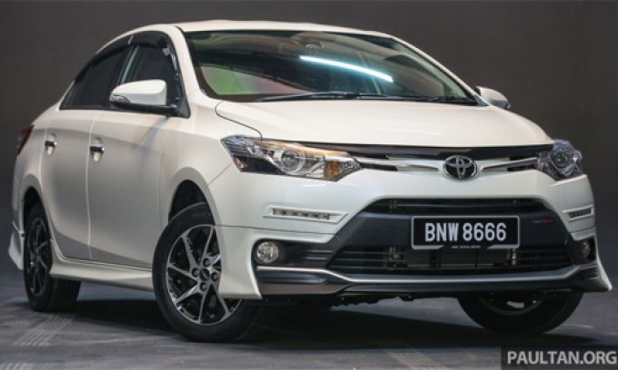 Toyota Vios TRD 2017 có gì mới so với phiên bản cũ  MuasamXecom