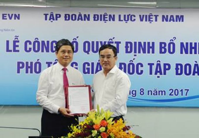 Tập đoàn Điện lực Việt Nam bổ nhiệm Phó tổng giám đốc mới