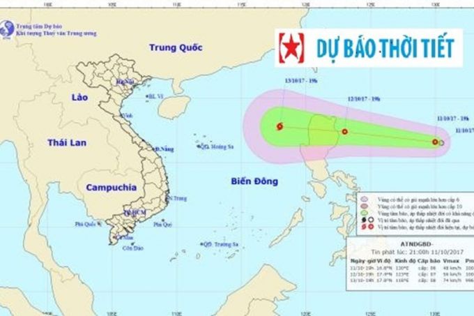 Dự báo thời tiết 12.10 Không khí lạnh tràn về kèm theo mưa lớn