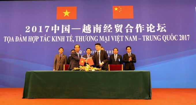 Vinamilk kí hợp đồng xuất khẩu sữa sang thị trường Trung Quốc
