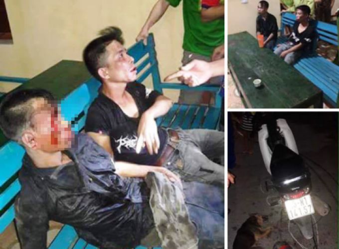 Hải Phòng Cẩu tặc bị người dân vây đánh bầm dập mặt