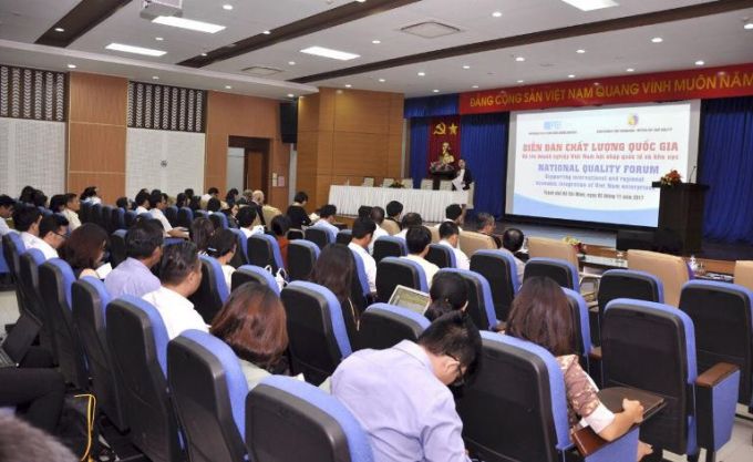 Diễn đ&agrave;n Chất lượng Quốc gia 2017 thu h&uacute;t sự quan t&acirc;m của nhiều đại biểu quốc tế v&agrave; trong nước