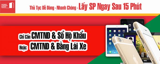 Thủ tục mua trả góp lãi suất 0%