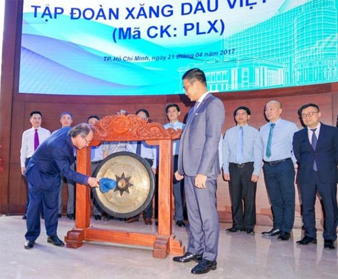 Cổ phiếu Petrolimex (PLX) bất ngờ tăng mạnh ngay khi vừa niêm yết
