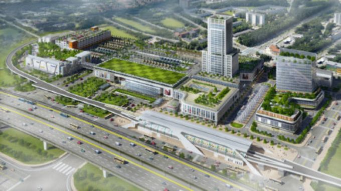 Phối cảnh bến xe Miền Đông mới.