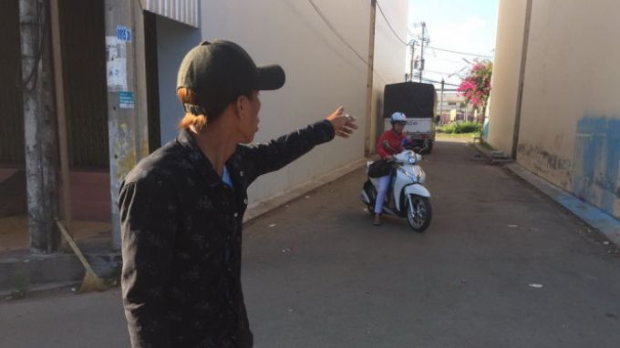 Anh Kiệt một trong những nhân chứng đã giáp mặt tên cướp