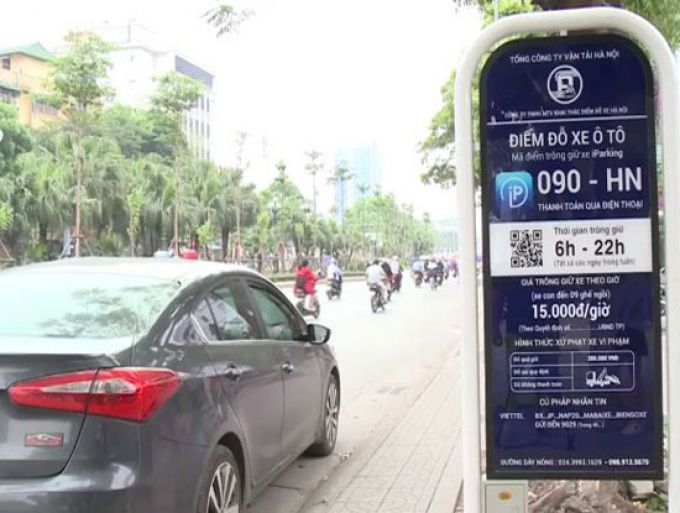 Hà Nội thí điểm mô hình trông giữ xe ô tô qua ứng dụng iParking