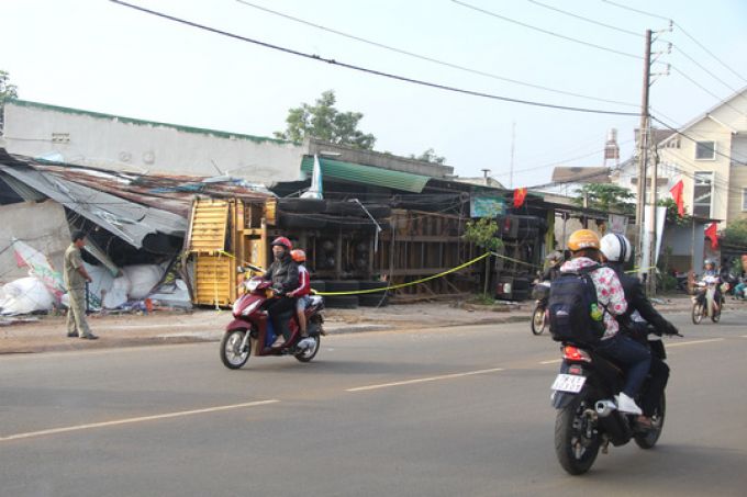 Hiện trường vụ tai nạn