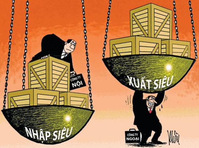 4 tháng đầu năm Việt Nam nhập siêu gần 3 tỷ USD. Ảnh minh hoạ.