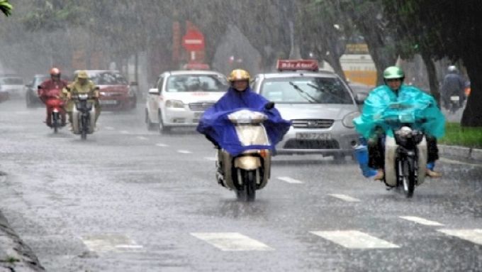 Dự báo thời tiết ngày mai 1162017 Mây thay đổi, Hà Nội có mưa rào và dông