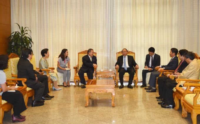 To&agrave;n cảnh buổi tiếp. Ảnh: VGP