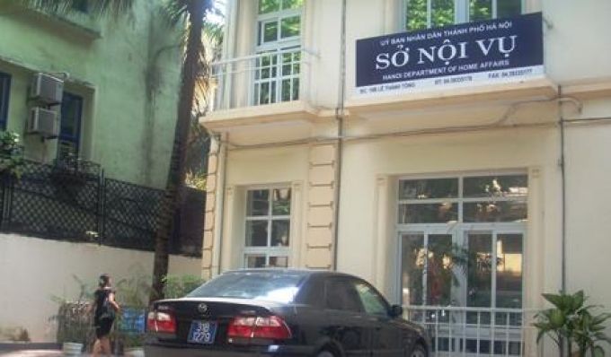 Sở Nội Vụ Th&agrave;nh phố H&agrave; Nội.