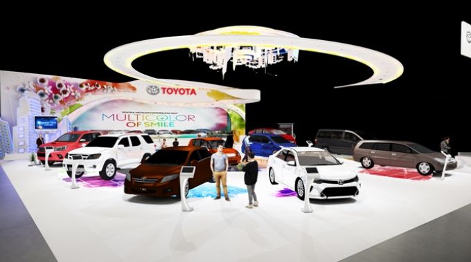 Toyota Việt Nam tham gia hội triển l&atilde;m &ocirc; t&ocirc; 2017. Ảnh minh họa