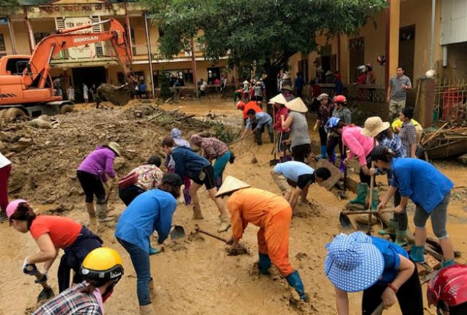 M&ugrave; Căng Chải sau trận lũ qu&eacute;t