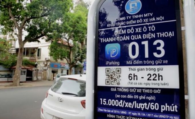 Dịch vụ tr&ocirc;ng giữ xe th&ocirc;ng minh (Iparking)
