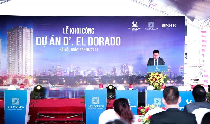 Tân Hoàng Minh khởi công xây dựng dự án d’. El dorado bên Hồ Tây