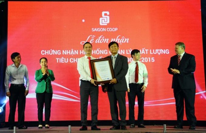 Saigon Co.op đạt chứng nhận hệ thống quản lý chất lượng tiêu chuẩn quốc tế