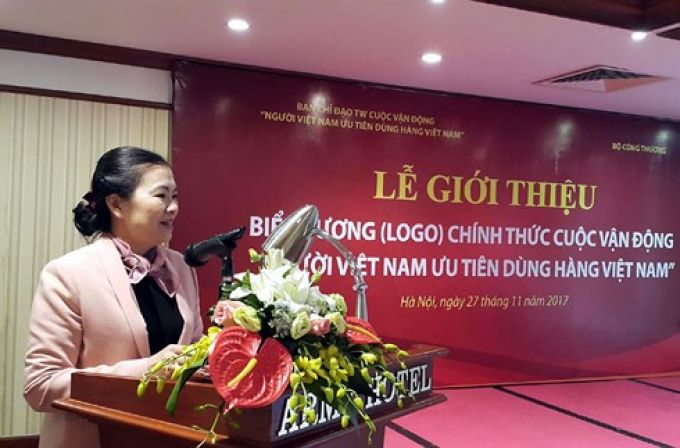 biểu tượng Cuộc vận động &ldquo;Người Việt Nam ưu ti&ecirc;n d&ugrave;ng h&agrave;ng Việt Nam&ldquo;