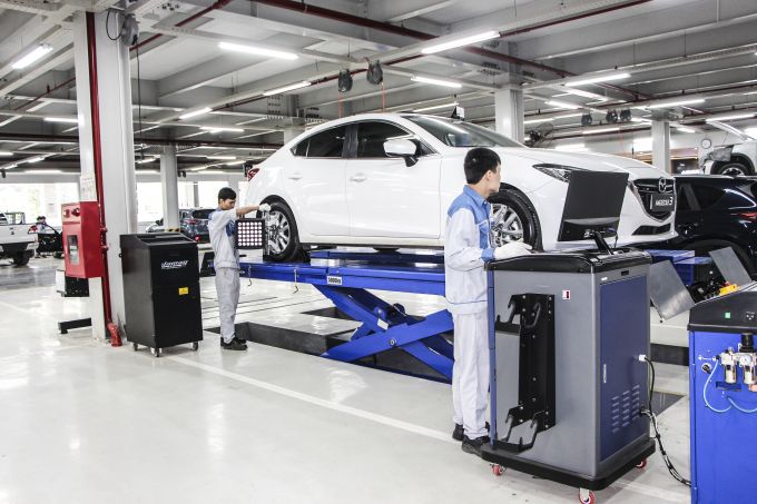 Xưởng dịch hiện đại, chuy&ecirc;n nghiệp g&oacute;p phần tạo n&ecirc;n thương hiệu Mazda Phạm Văn Đồng&nbsp;
