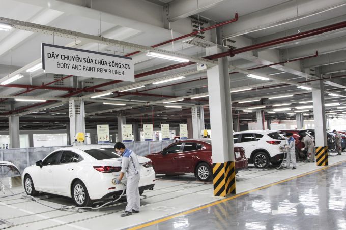 Hệ thống d&acirc;y chuyền đồng sơn hiện đại, chuy&ecirc;n nghiệp&nbsp;