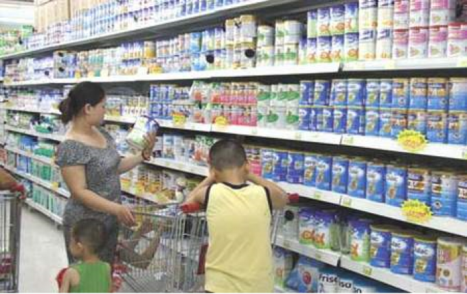 Giá sữa đã không còn tăng