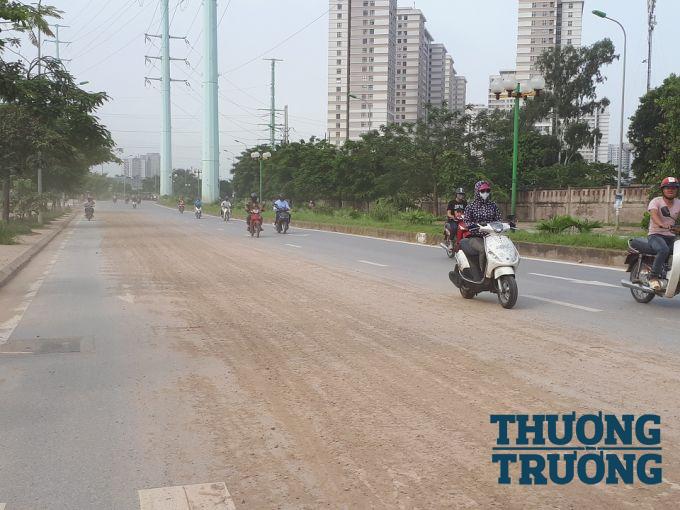 Nguy cơ mất an toàn gia thông do thi công dự án khu đô thị Park city Hà Nội