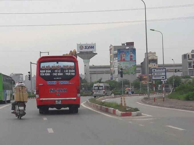 Xe kh&aacute;ch BKS 18B-016.11 vi phạm h&agrave;nh tr&igrave;nh chạy