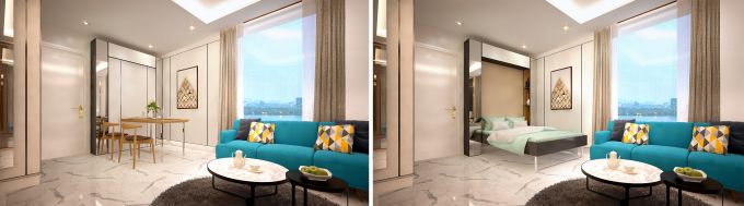 C&aacute;ch b&agrave;i tr&iacute; nội thất gọn g&agrave;ng v&agrave; th&ocirc;ng minh tại c&aacute;c căn hộ của D&rsquo;. El Dorado