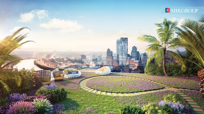 Imperia Sky Garden của MIKGroup từng được Dot Property trao giải thưởng Dự &aacute;n xanh tốt nhất Việt Nam th&aacute;ng 6/2017.