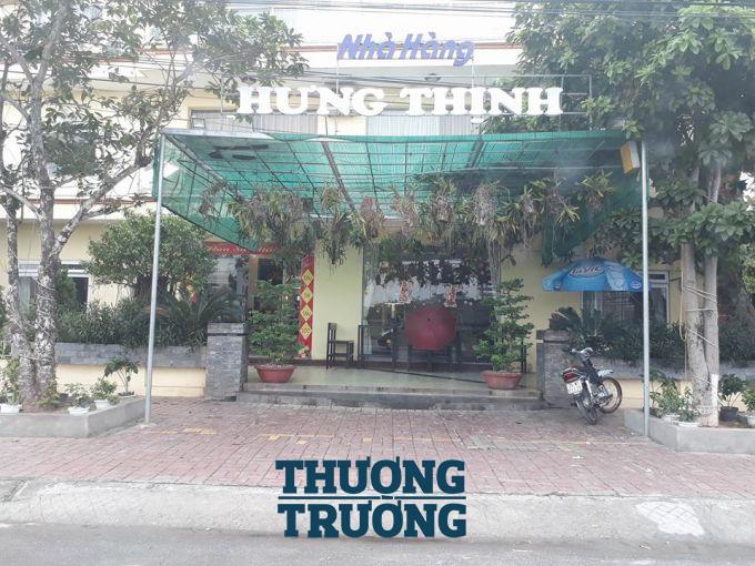 Nhà hàng xây dựng trái phép.