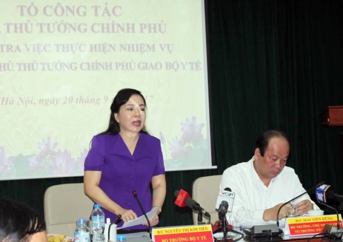 Tổ công tác của Thủ tướng vạch nhiều khuyết điểm của với Bộ Y tế