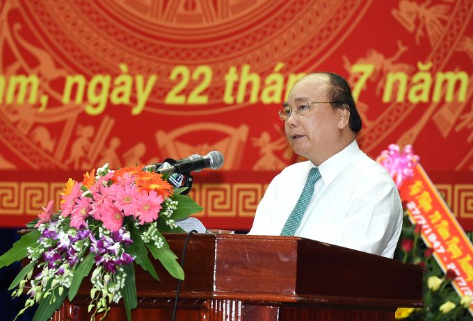 Thủ tướng dự Hội nghị biểu dương người có công với cách mạng tại Quảng Nam
