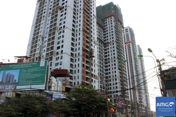 Chung cư Feve Star Kim Giang (Thanh Xu&acirc;n, H&agrave; Nội) đ&atilde; ngang nghi&ecirc;n đưa c&ocirc;ng tr&igrave;nh v&agrave;o sử dụng v&agrave; đưa d&acirc;n v&agrave;o ở khi chưa đủ điều kiện PCCC.