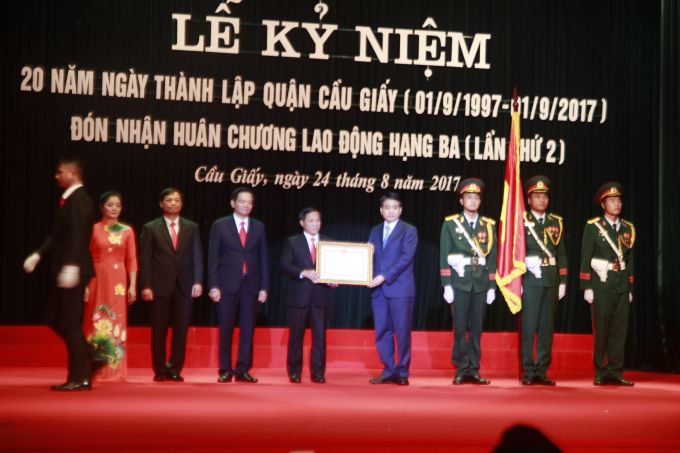 Cầu Giấy (Hà Nội) Kỷ niệm 20 năm ngày thành lập quận