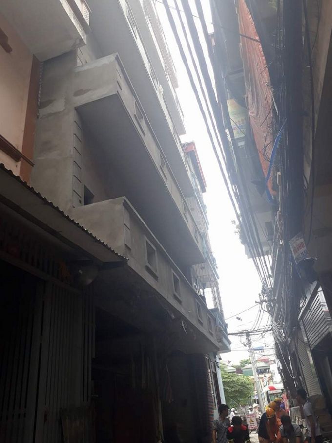 C&ocirc;ng tr&igrave;nh số 2 ng&otilde; 192 hiện tại đang x&acirc;y dựng vượt 1 tầng.